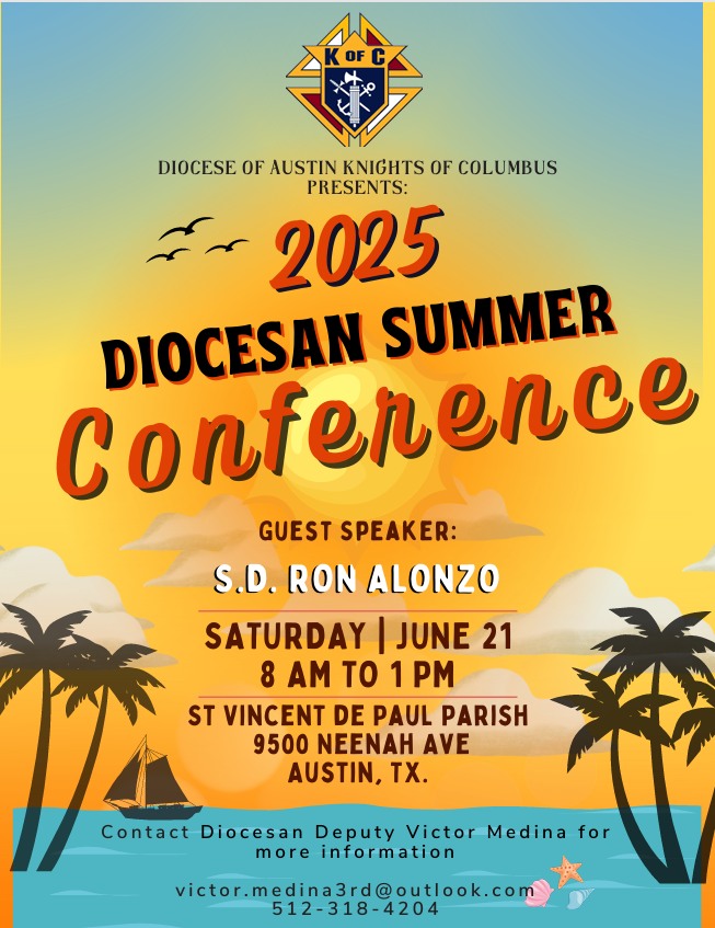 2025 Austin Diocese Knights of Columbus Summer&nbsp;Conference